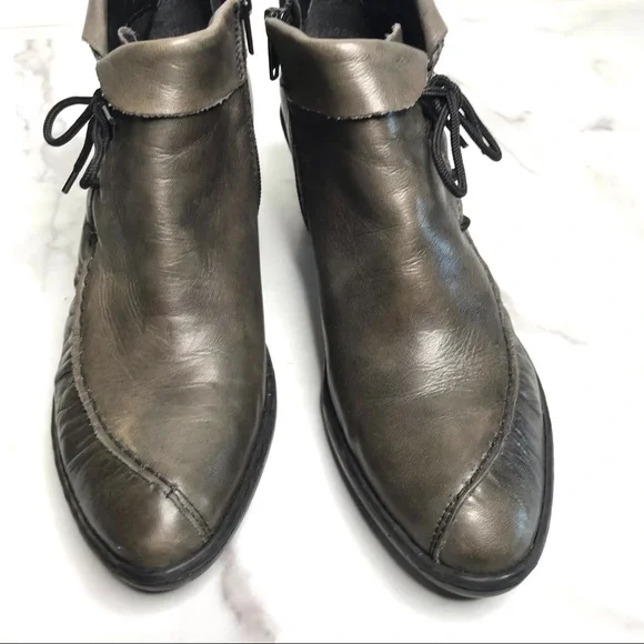 Rieker Gray Ankle Boots - Picture 6 of 9